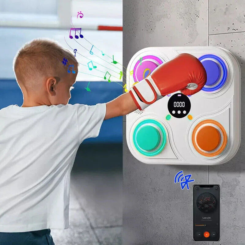 Punch Musical Lumineux™ – Frappez, Décompressez, Gagnez en énergie ! - Fitness