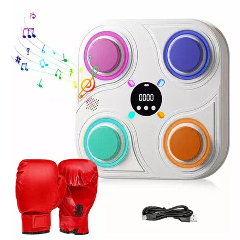 Punch Musical Lumineux™ – Frappez, Décompressez, Gagnez en énergie ! - Fitness