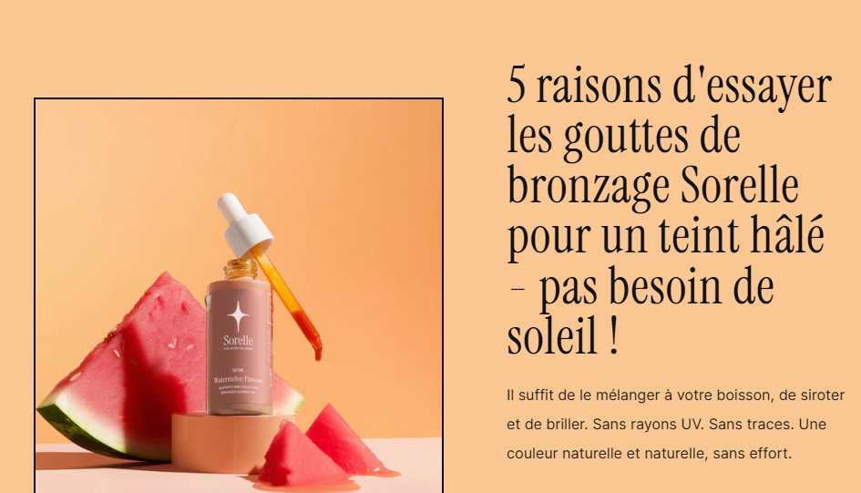 Sérum d'eau - Fitness