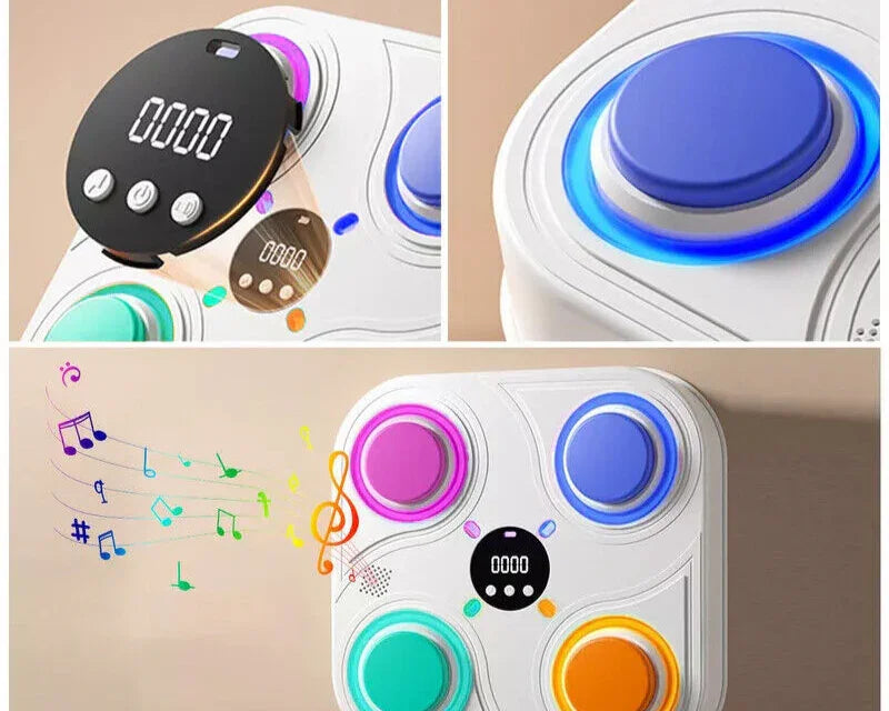 Punch Musical Lumineux™ – Frappez, Décompressez, Gagnez en énergie ! - Fitness