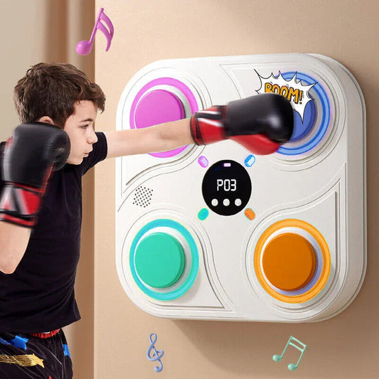 Punch Musical Lumineux™ – Frappez, Décompressez, Gagnez en énergie ! - Fitness
